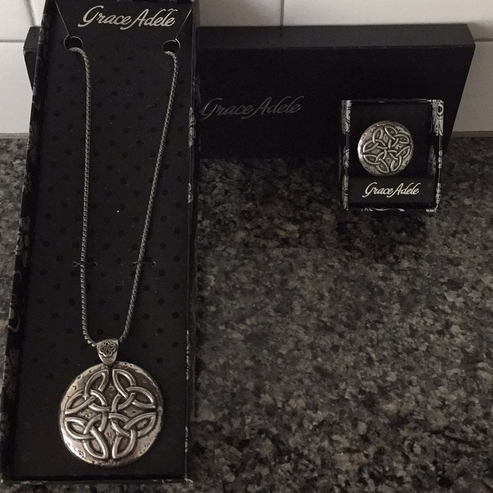 Grace Adele Necklace and Ring Set